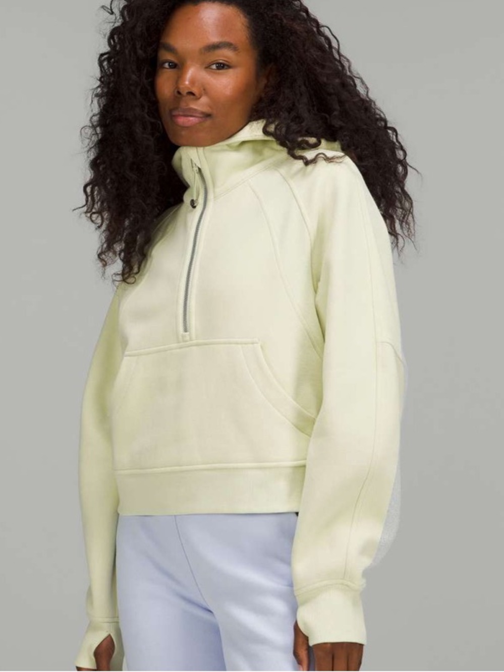 Lululemon Scuba Oversized Half-Zip Hoodie Dewy